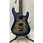 Used EVH Used EVH 5150 Series Deluxe POPLAR BURL AQUA BURST Solid Body Electric Guitar POPLAR BURL AQUA BURST