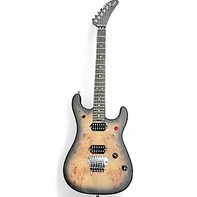 Used EVH 5150 Series Deluxe poplar burl black burst Solid Body Electric Guitar