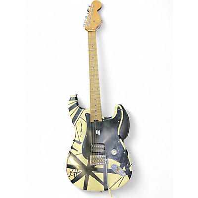 Used EVH 78 ERUPTION Black and White Solid Body Electric Guitar