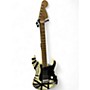 Used EVH 78 ERUPTION STRIPED WHITE Solid Body Electric Guitar STRIPED WHITE