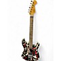 Used EVH ART SERIES  RED/BLACK/WHITE Solid Body Electric Guitar RED/BLACK/WHITE