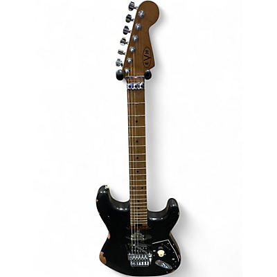 Used EVH FRANKENSTEIN RELIC RELIC BLACK Solid Body Electric Guitar