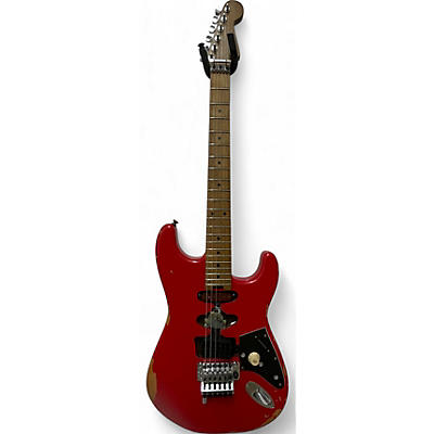 Used EVH FRANKENSTEIN SERIES  RED Solid Body Electric Guitar