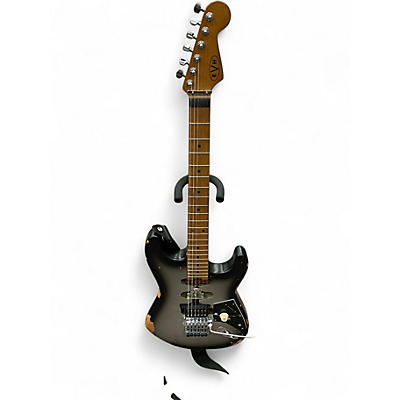 Used EVH Frankenstein Relic Series Silverburst Solid Body Electric Guitar
