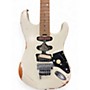 Used EVH Frankenstein Relic Series White Solid Body Electric Guitar White