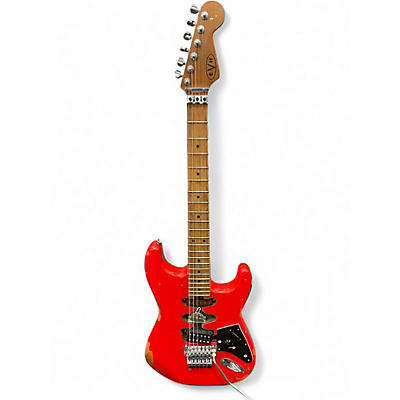 Used EVH Frankenstein Series Relic Red Solid Body Electric Guitar