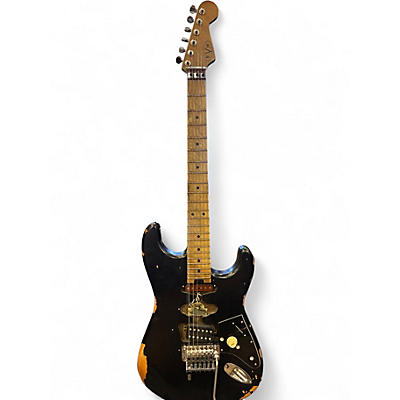 Used EVH Frankenstein series relic Black Solid Body Electric Guitar