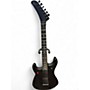 Used EVH Left-Handed 5150 Deluxe Series Stealth Black Solid Body Electric Guitar Stealth Black