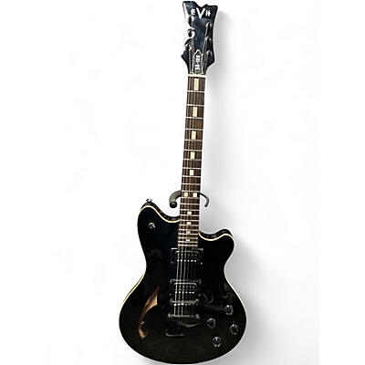 Used EVH SA-126 Piano Black Hollow Body Electric Guitar