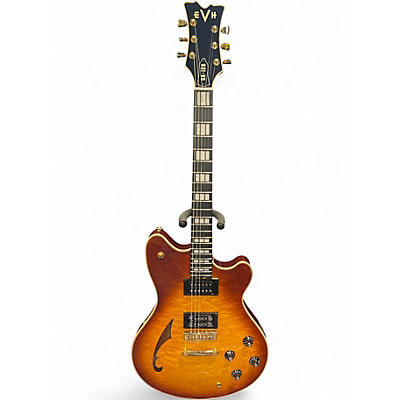 Used EVH SA-126 SPECIAL QM Tobacco Sunburst Hollow Body Electric Guitar