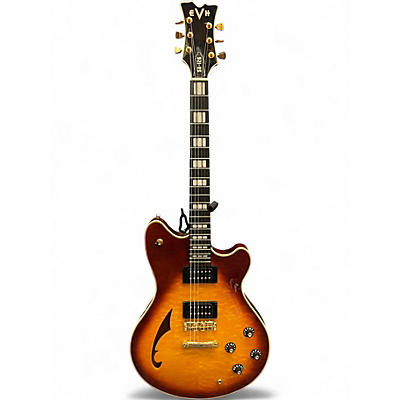 Used EVH SA-126 Special 2 Tone Sunburst Hollow Body Electric Guitar