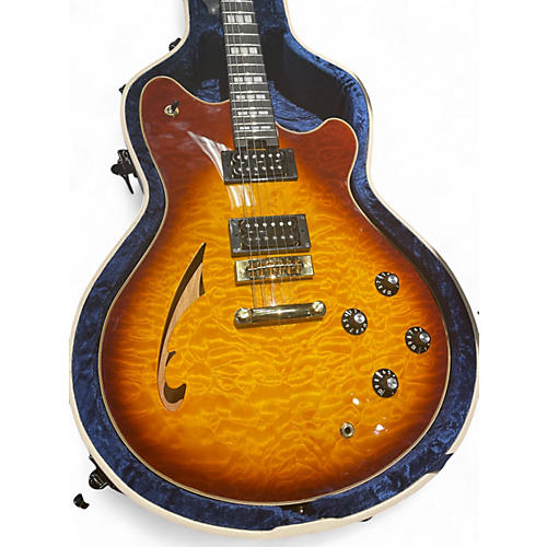 Used EVH SA-126 Special QM Tobacco Sunburst Hollow Body Electric Guitar Tobacco Sunburst