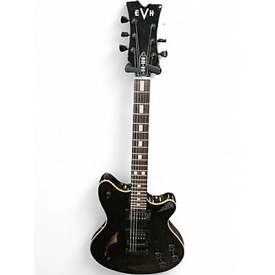 Used EVH SA-126 Standard Ebony Hollow Body Electric Guitar