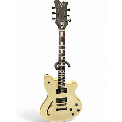 Used EVH SA-126 Standard Satin Vintage White Hollow Body Electric Guitar