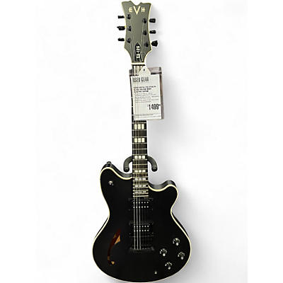 Used EVH SA-126 Stealth Black Hollow Body Electric Guitar