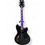 Used EVH SA126 Black Hollow Body Electric Guitar Black