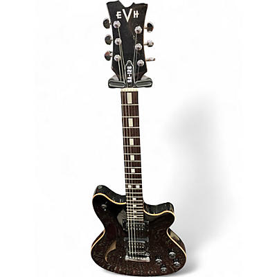 Used EVH SA126 Black Hollow Body Electric Guitar