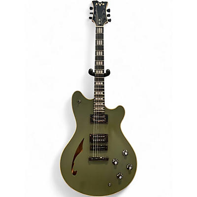 Used EVH SA126 Special Matte Army Drab Hollow Body Electric Guitar