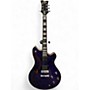 Used EVH SA126 Special Trans Purple Hollow Body Electric Guitar Trans Purple