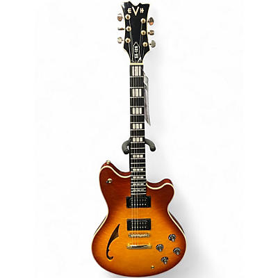 Used EVH SA126 Tobacco Burst Hollow Body Electric Guitar
