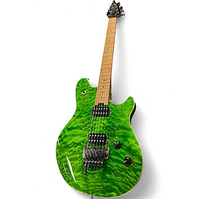 Used EVH STANDARD WOLFGANG QM Green Solid Body Electric Guitar