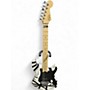 Used EVH STRIPED SERIES BLACK AND WHITE Black and White Solid Body Electric Guitar Black and White