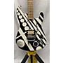 Used EVH Used EVH Stripe Series Circles White Solid Body Electric Guitar White