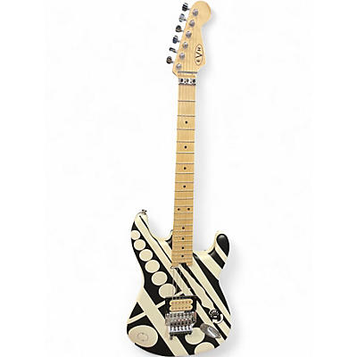 Used EVH Stripe Series Circles crop circles Solid Body Electric Guitar