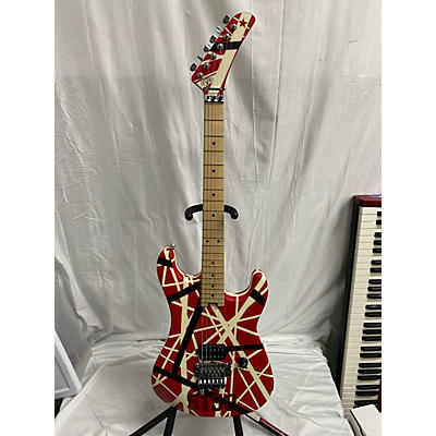 EVH Used EVH Striped Series 5150 Red Solid Body Electric Guitar