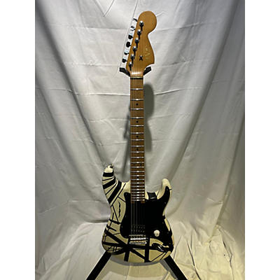 EVH Used EVH Striped Series '78 Eruption Black And White Solid Body Electric Guitar