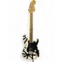 Used EVH Striped Series '78 Eruption Black & White Solid Body Electric Guitar Black & White