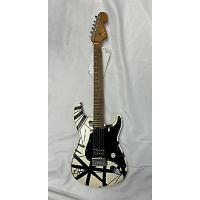 EVH Used EVH Striped Series 78 Eruption Guitar Black And White Solid Body Electric Guitar