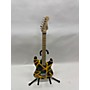 Used EVH Used EVH Striped Series BLACK WITH YELLOW STRIPES Solid Body Electric Guitar BLACK WITH YELLOW STRIPES