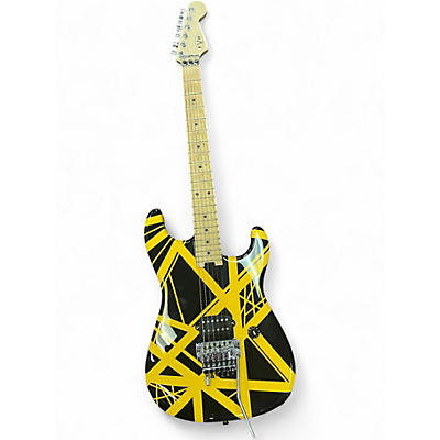 Used EVH Striped Series Bumblebee STRIPED BUMBLEBEE Solid Body Electric Guitar