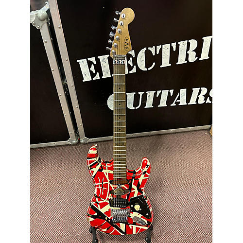 EVH Used EVH Striped Series Frankie Custom Graphic Solid Body Electric Guitar Custom Graphic