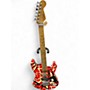 Used EVH Striped Series Frankie Custom Graphic Solid Body Electric Guitar Custom Graphic