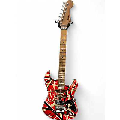 Used EVH Striped Series Frankie EVH Stripes Solid Body Electric Guitar