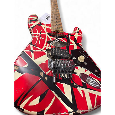 Used EVH Striped Series Frankie FRANKENSTRAT Solid Body Electric Guitar