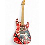 Used EVH Striped Series Frankie RED STRIPES Solid Body Electric Guitar RED STRIPES