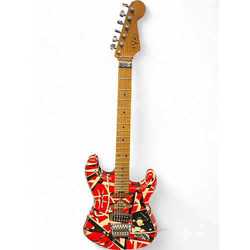 EVH Used EVH Striped Series Frankie RED Solid Body Electric Guitar RED