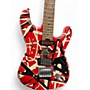 Used EVH Striped Series Frankie RED Solid Body Electric Guitar RED