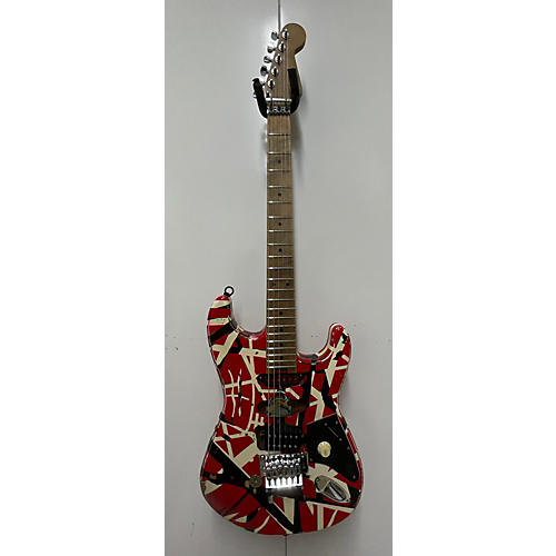 EVH Used EVH Striped Series Frankie Red Solid Body Electric Guitar Red