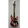 Used EVH Used EVH Striped Series Frankie Red Solid Body Electric Guitar Red