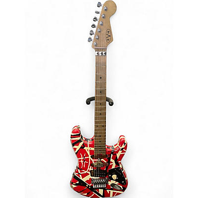 Used EVH Striped Series Frankie STRIPED Solid Body Electric Guitar