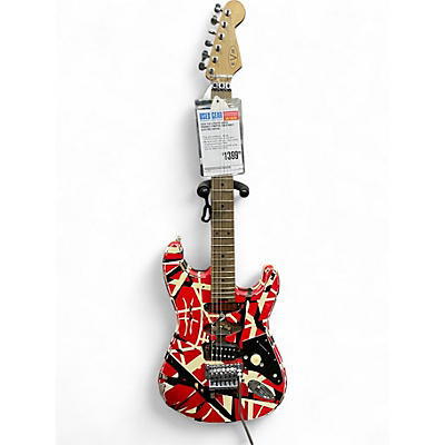Used EVH Striped Series Frankie STRIPPED Solid Body Electric Guitar