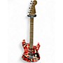 Used EVH Striped Series Frankie striped Solid Body Electric Guitar striped