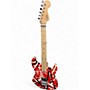 Used EVH Striped Series Red Solid Body Electric Guitar Red