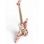 Used EVH Striped Series Shark Burgundy Solid Body Electric Guitar Burgundy