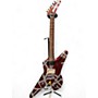 Used EVH Striped Series Shark Burgundy Solid Body Electric Guitar Burgundy