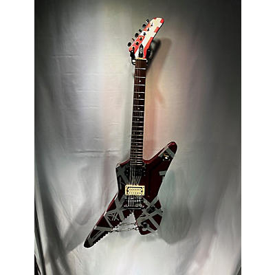 EVH Used EVH Striped Series Shark Red Solid Body Electric Guitar